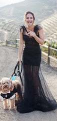 Long Simple Tulle Prom Dresses, Cheap Prom Dresses, 2020 Long Prom Dresses