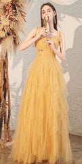 Fancy Long Prom Dresses, Elegant Newest Prom Dresses Long