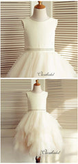 Cute Little Girl Dresses, Fluffy Wedding Flower Girl Dresses
