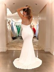 Halter Long Fitted Jersey Side Slit Prom Dresses, Rhinestone Beaded Prom Dresses, 2021 Prom Dresses