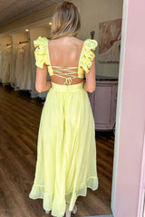 A-line Newest Long Prom Dresses, 2025 Popular Bridesmaid Dresses, Formal Dresses