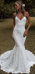 Mermaid Lace Wedding Dresses, Bridal Gowns, Popular 2020 Wedding Dresses