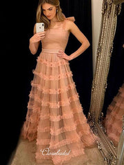 Newest A-line Long Prom Dresses, Elegant Prom Dresses, Popular Prom Dresses 2020