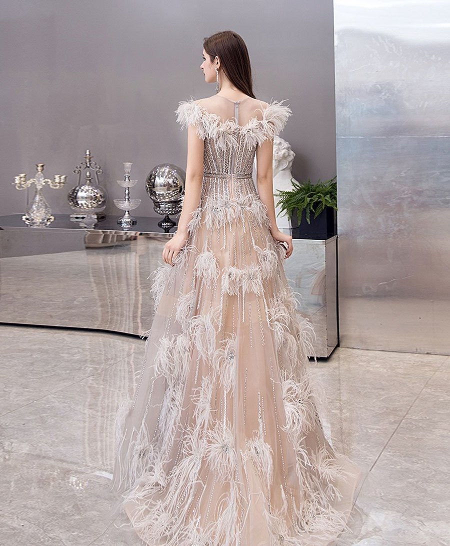 Luxury Fashion Long Prom Dresses, Unique Design Prom Dresses