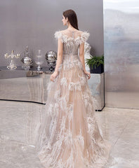 Luxury Fashion Long Prom Dresses, Unique Design Prom Dresses