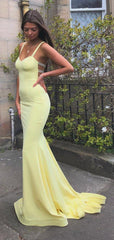 Mermaid Beaded Fashion Long 2020 Prom Dresses, Newest Popular Long Prom Dresses