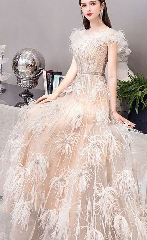 Luxury Fashion Long Prom Dresses, Unique Design Prom Dresses
